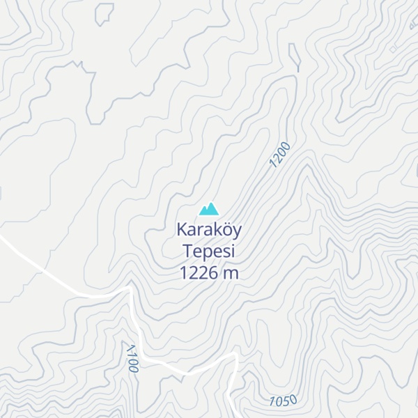 Map of Karaköy Tepesi