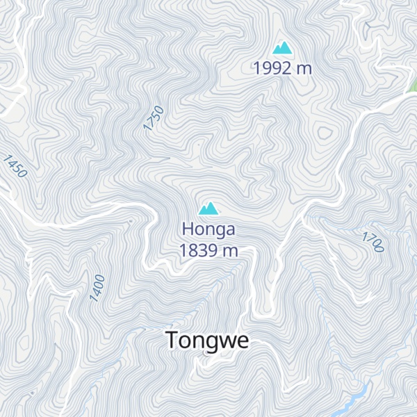 Map of Honga