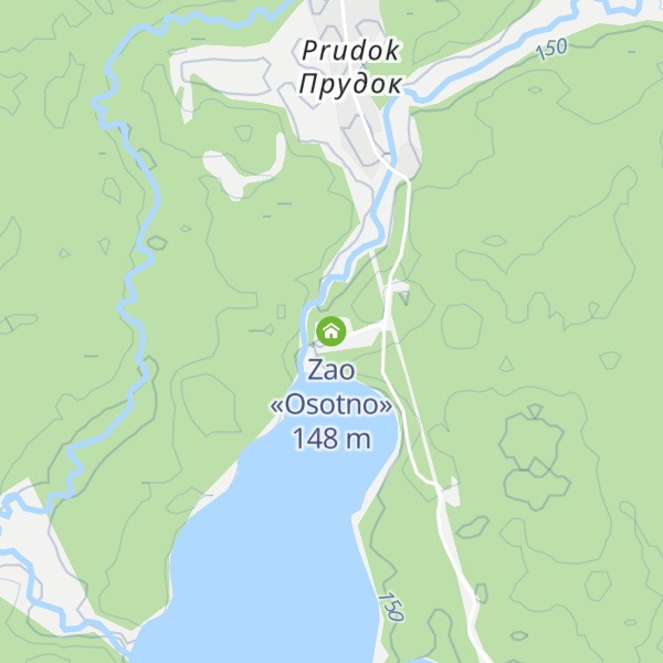 Map of Zao «Osotno»