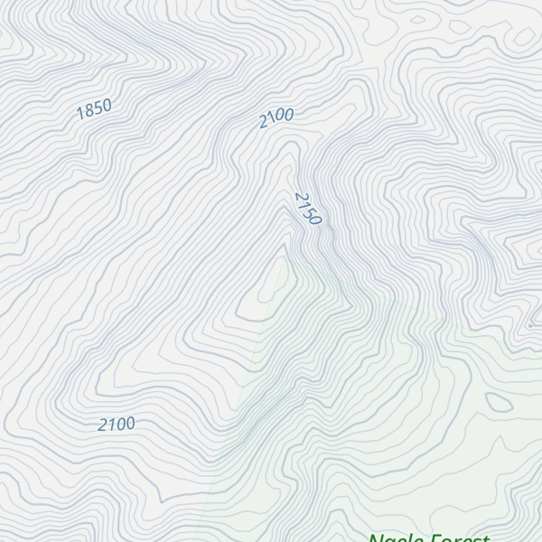 Map of Ingeli Mountain