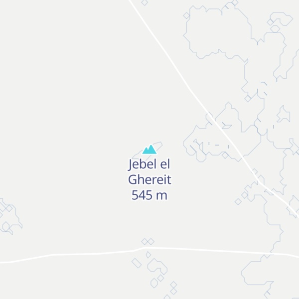 Map of Jebel el Ghereit