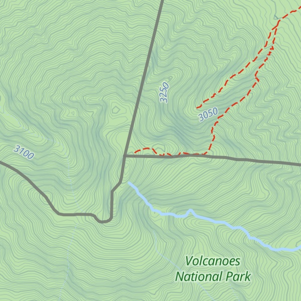 Map of Mount Sabyinyo 2nd Peak
