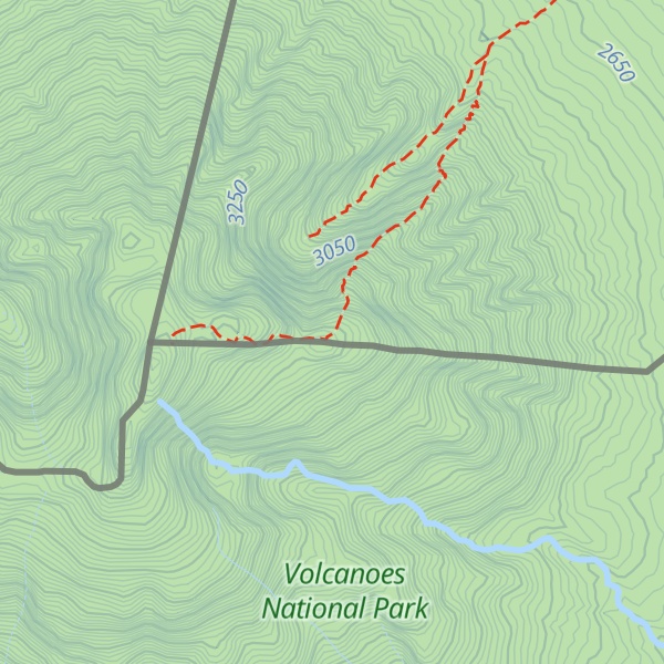 Map of Mount Sabyinyo 1st Peak