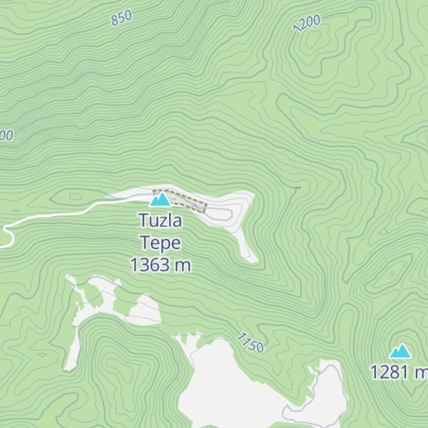 Map of Asas Dağı
