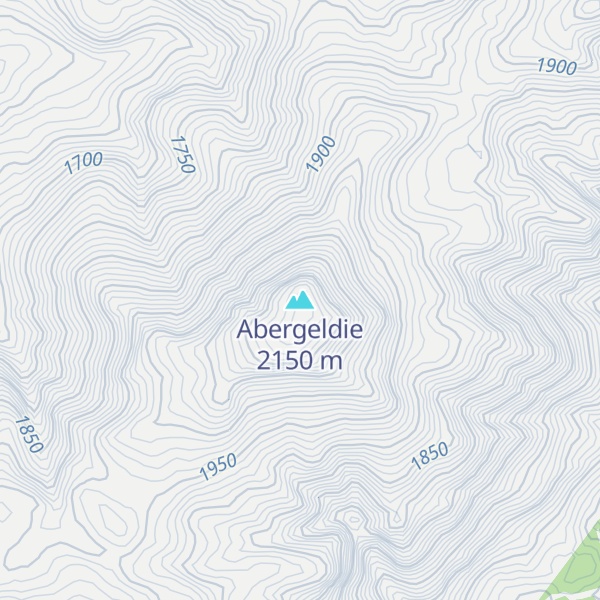Map of Abergeldie