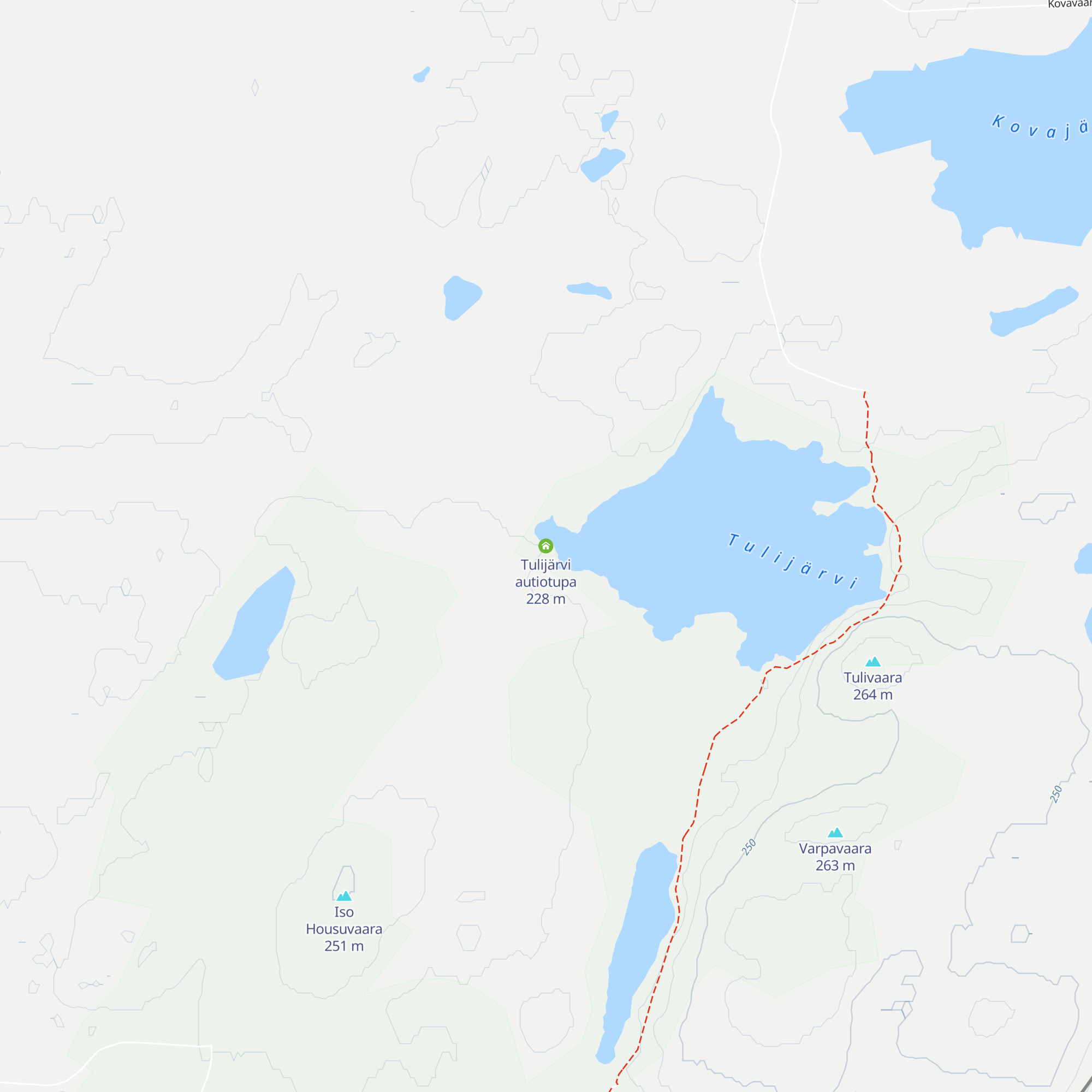 Tulijärvi autiotupa map