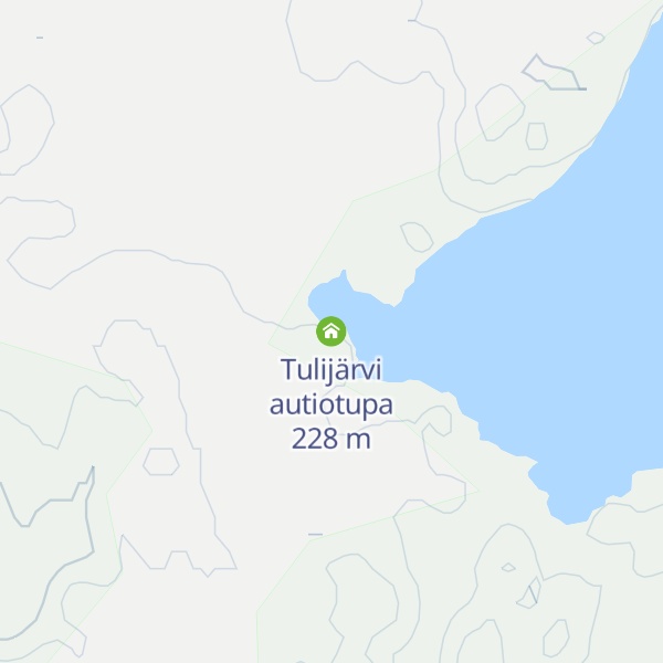 Map of Tulijärvi autiotupa