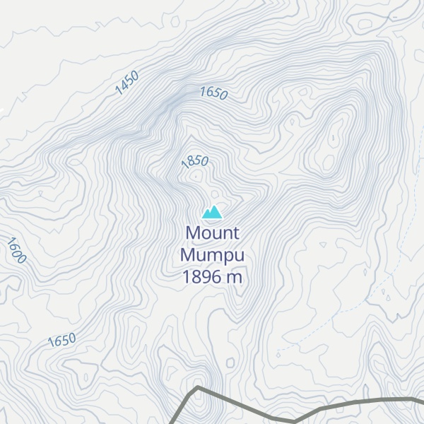 Map of Mount Mumpu