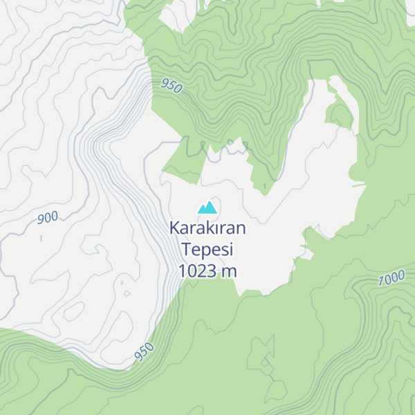 Map of Karakıran Tepesi
