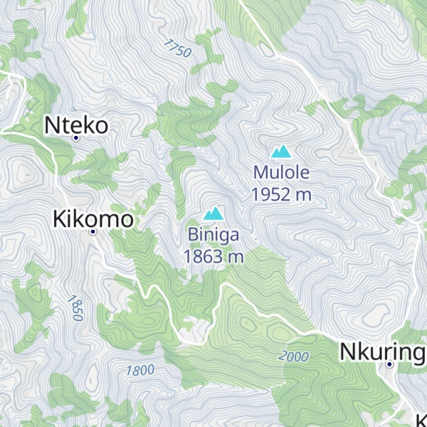 Map of Biniga