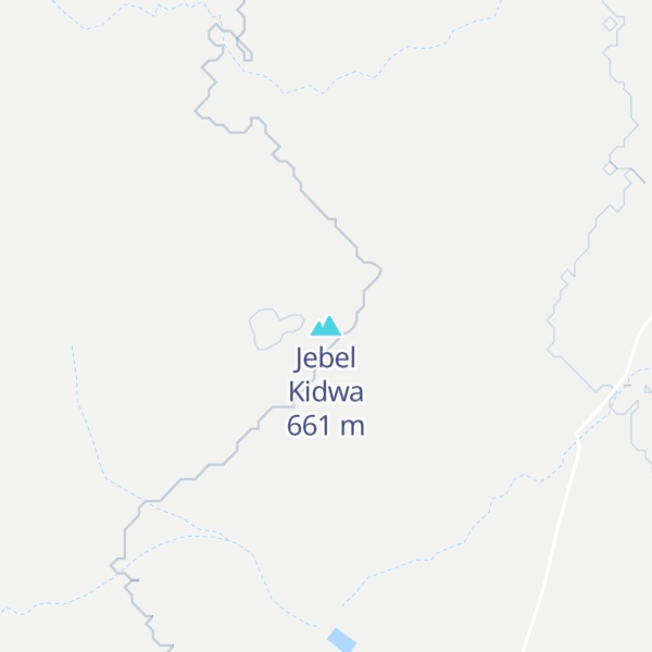 Map of Jebel Kidwa