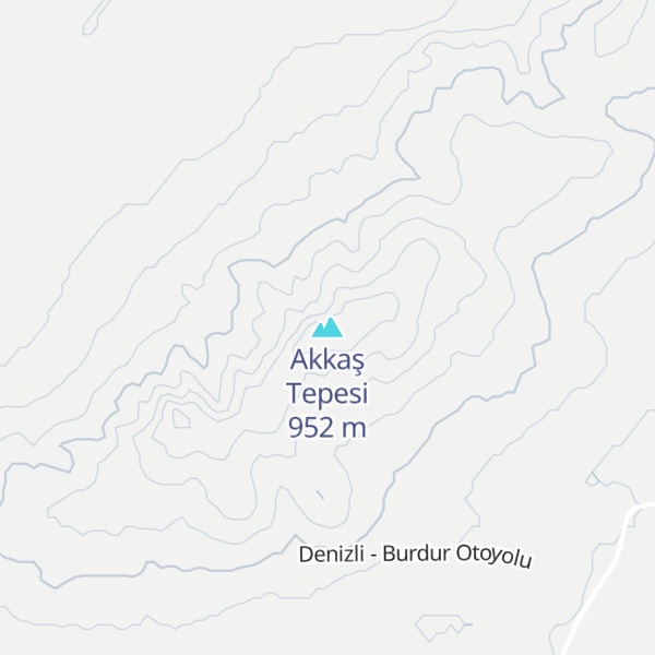 Map of Akkaş Tepesi