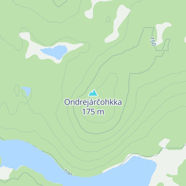 Map of Ondrejárčohkka