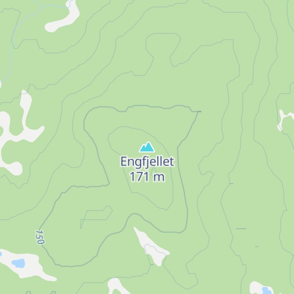 Map of Engfjellet