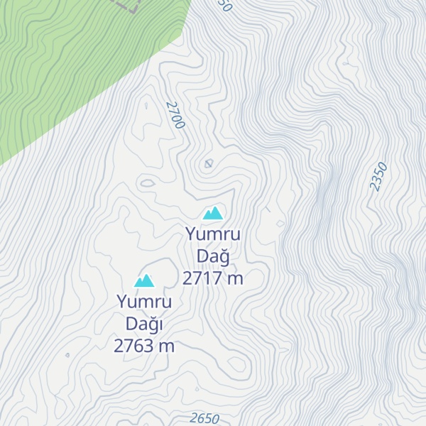 Map of Yumru Dağ