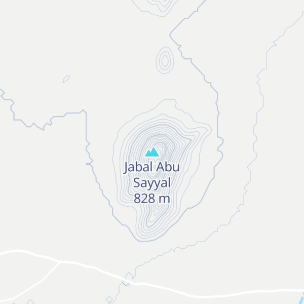 Map of Jabal Abu Sayyal