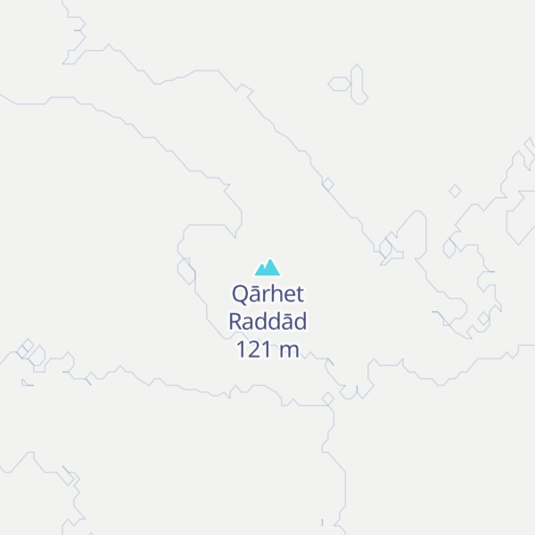 Map of Qārhet Raddād