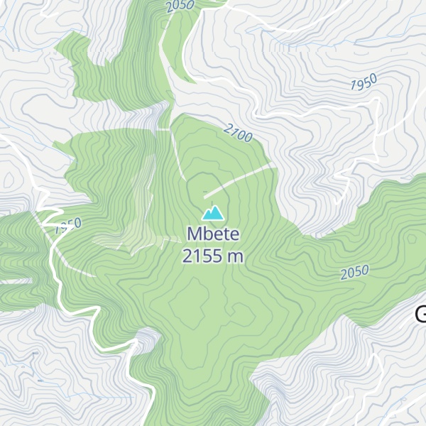 Map of Mbete