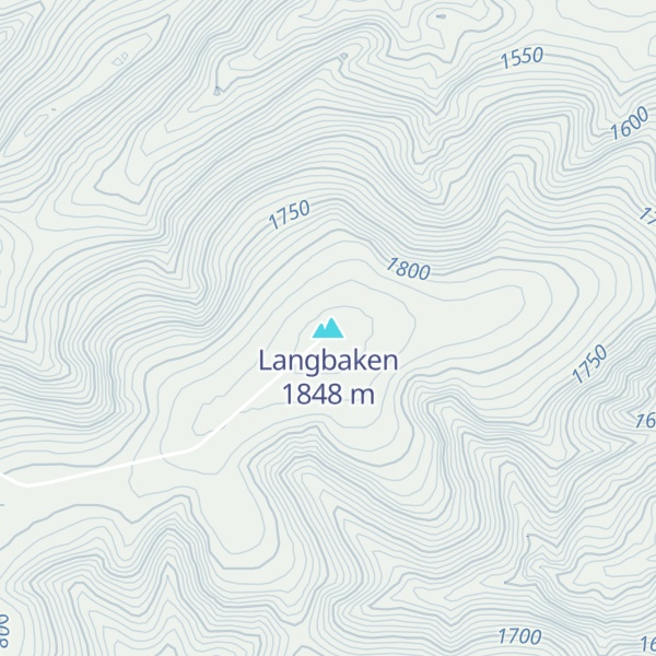 Map of Langbaken