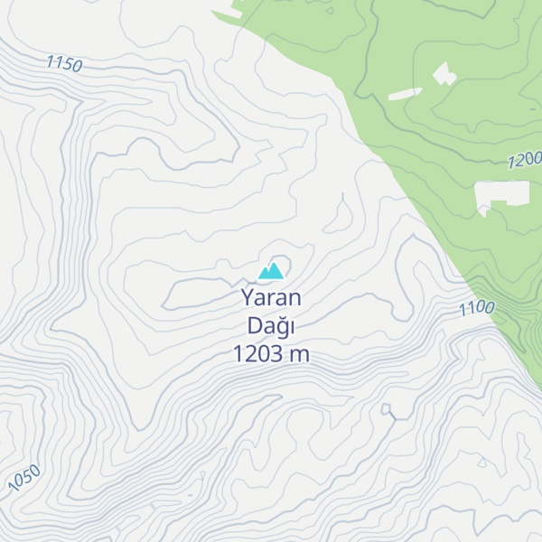Map of Yaran Dağı