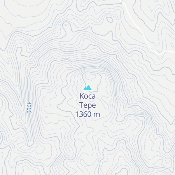 Map of Koca Tepe