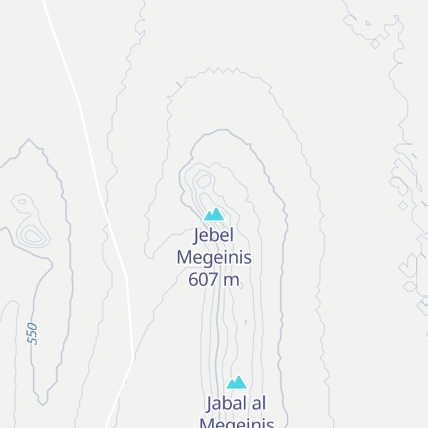 Map of Jebel Megeinis