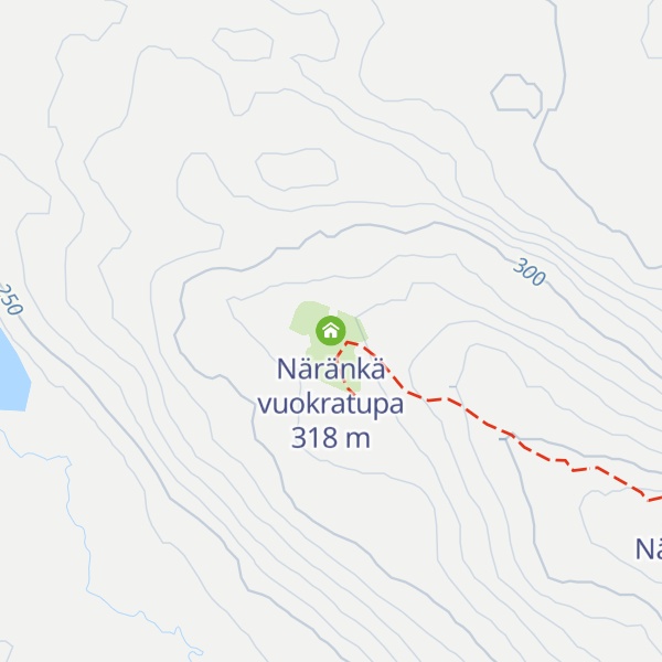 Map of Näränkä vuokratupa