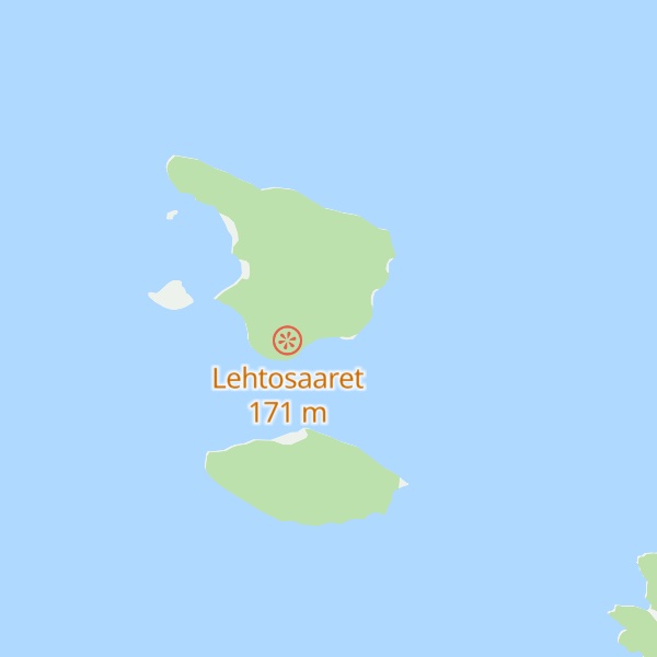 Map of Lehtosaaren autiotupa
