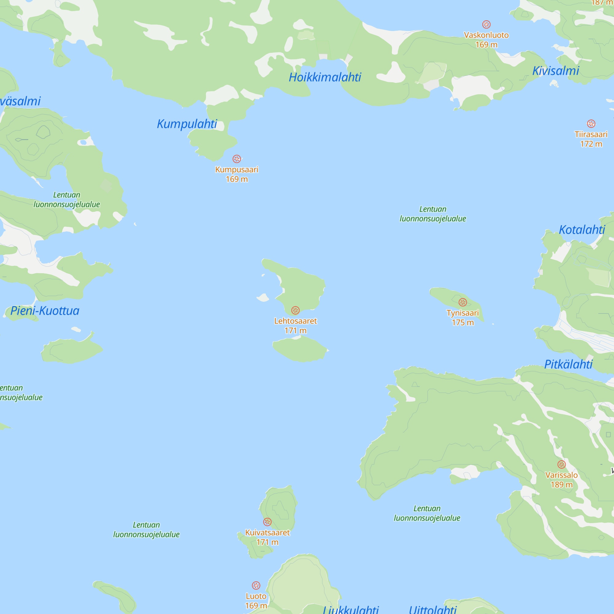 Lehtosaaren autiotupa map