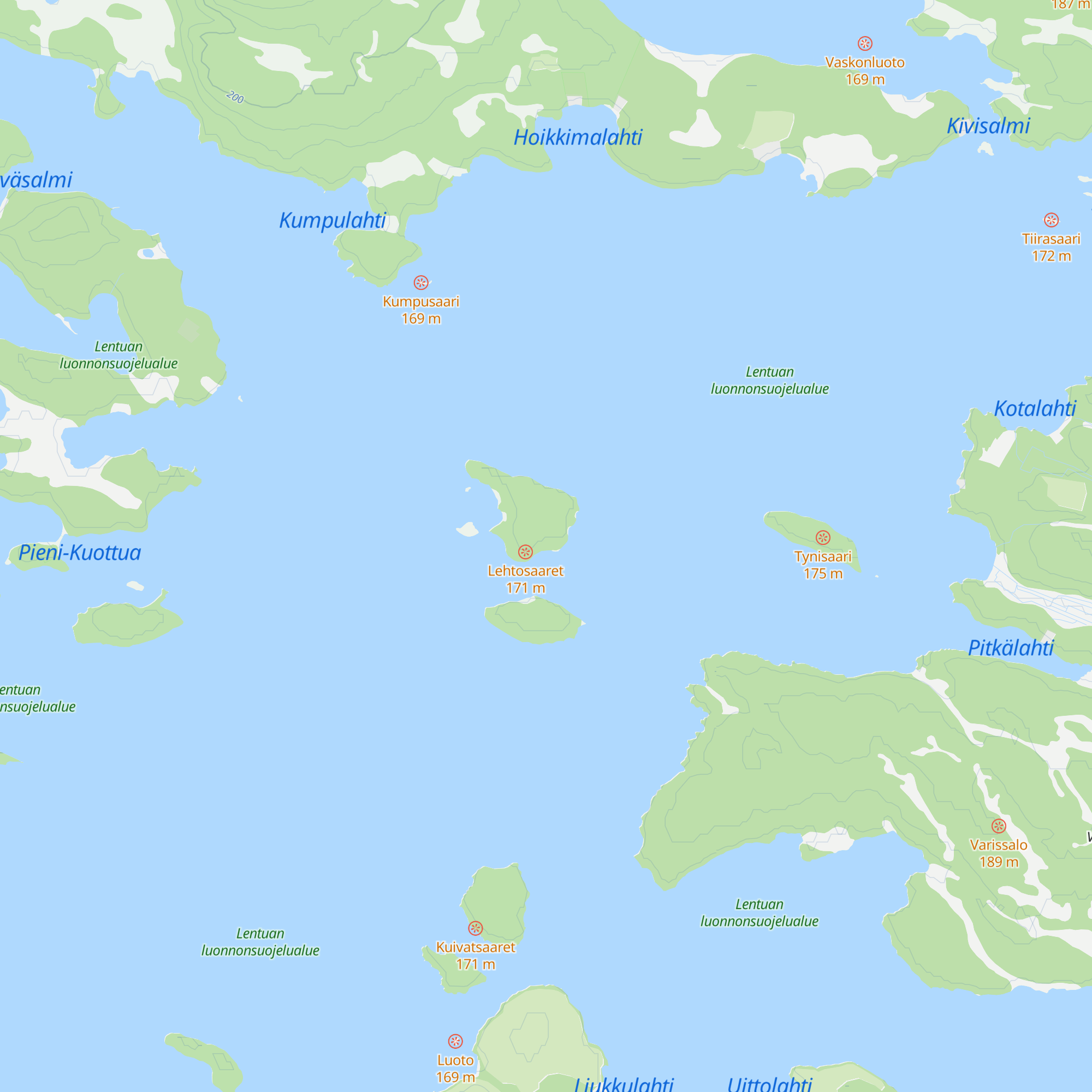 Lehtosaaren autiotupa map