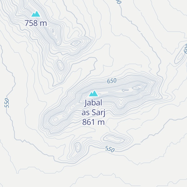 Map of Jabal as Sarj