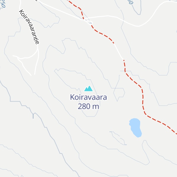 Map of Koiravaara