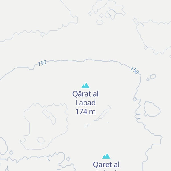 Map of Qārat al Labad