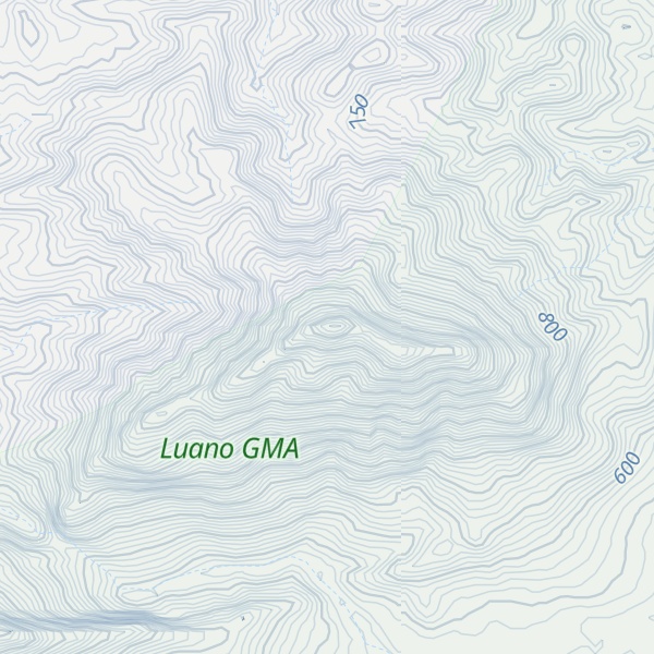 Map of Tende Peak