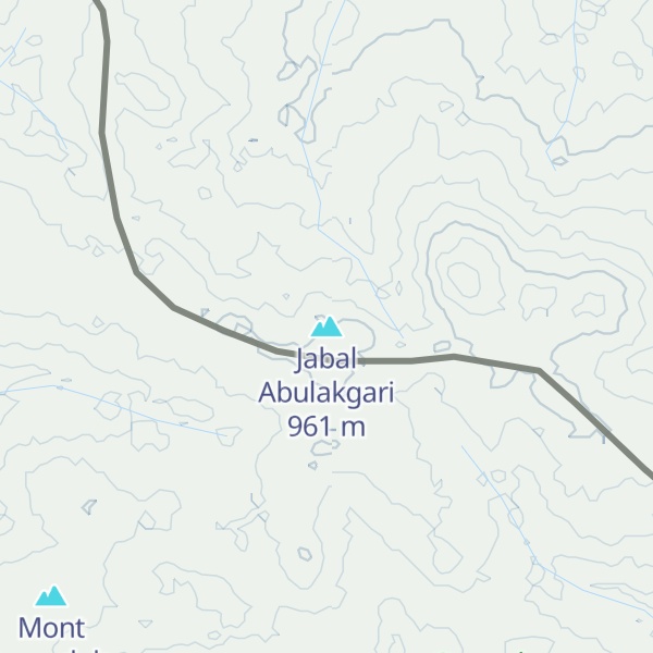 Map of Jabal Abulakgari
