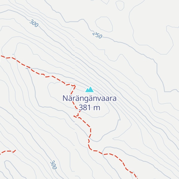 Map of Närängänvaara