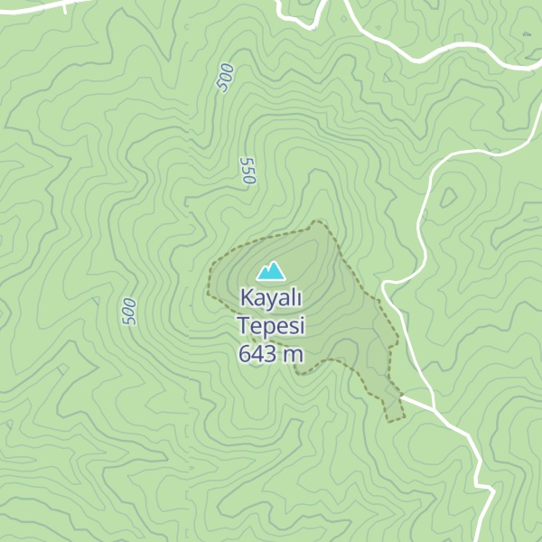 Map of Kayalı Tepesi