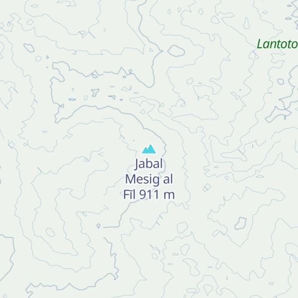 Map of Jabal Mesig al Fīl