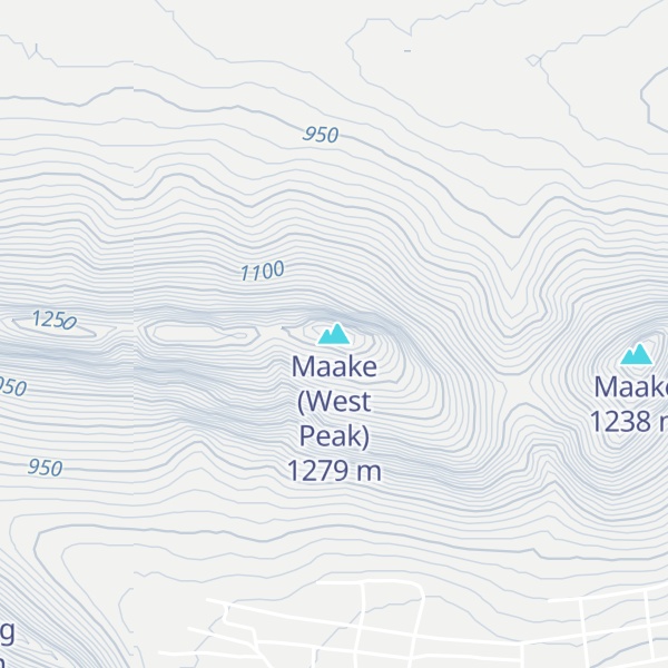 Map of Maake (West Peak)