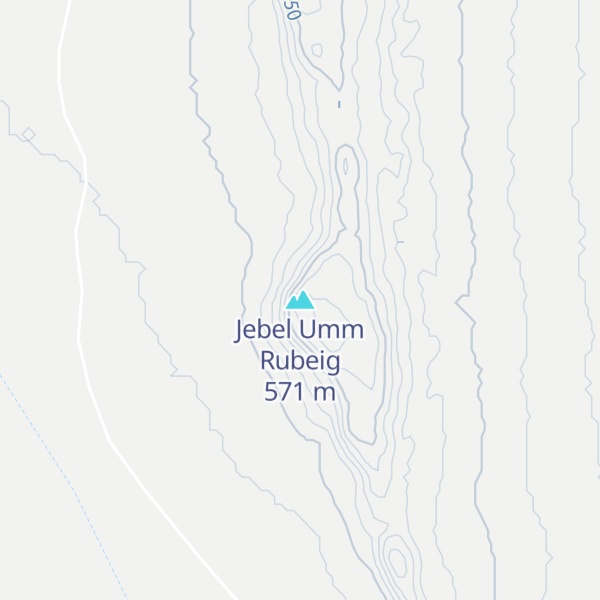 Map of Jebel Umm Rubeig