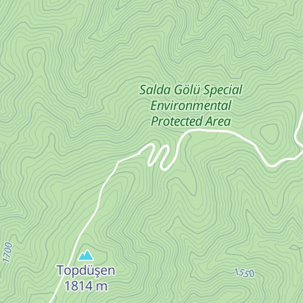Map of Salda Ski Center