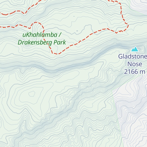 Map of Gladstone's Nose