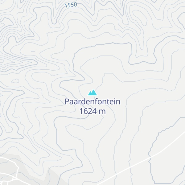 Map of Paardenfontein