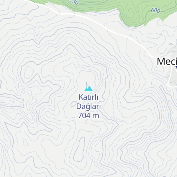 Map of Katırlı Dağları