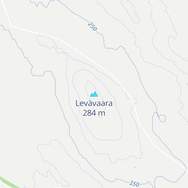 Map of Levävaara