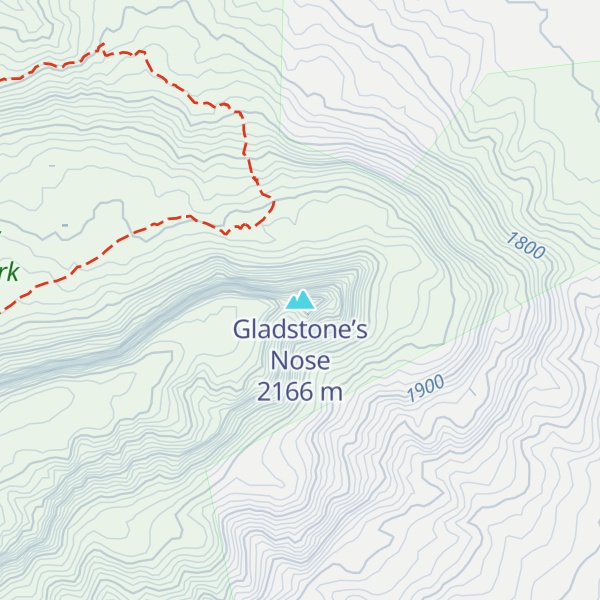 Map of Gladstone’s Nose