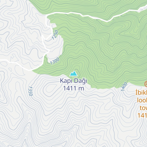 Map of Kapı Dağı