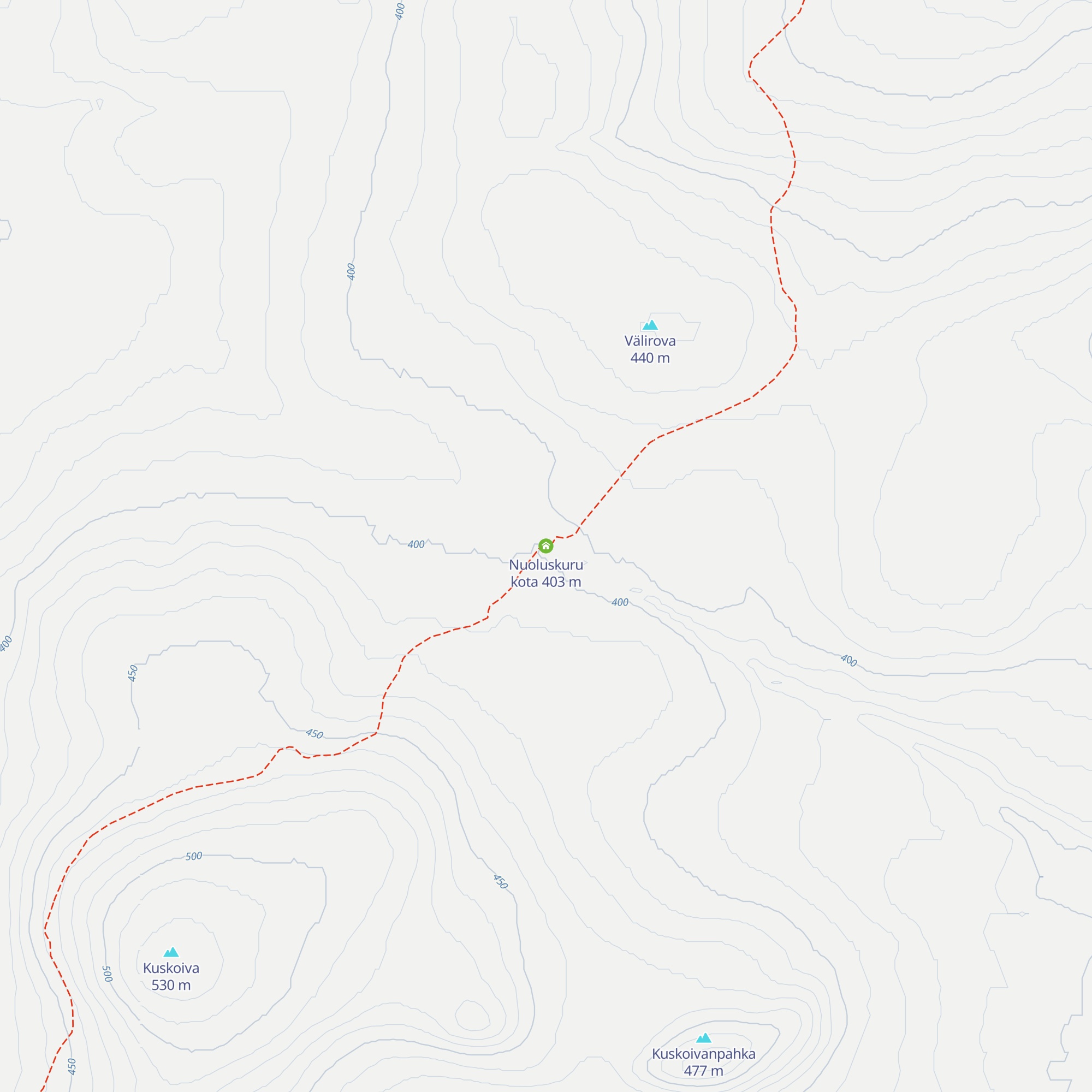 Nuoluskuru kota map