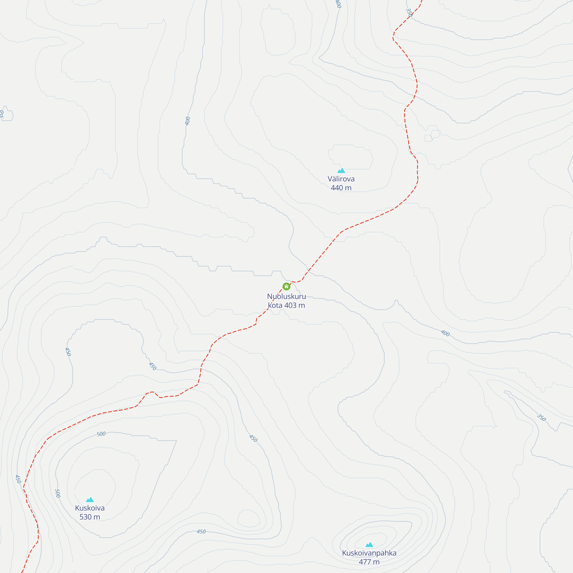 Nuoluskuru kota map