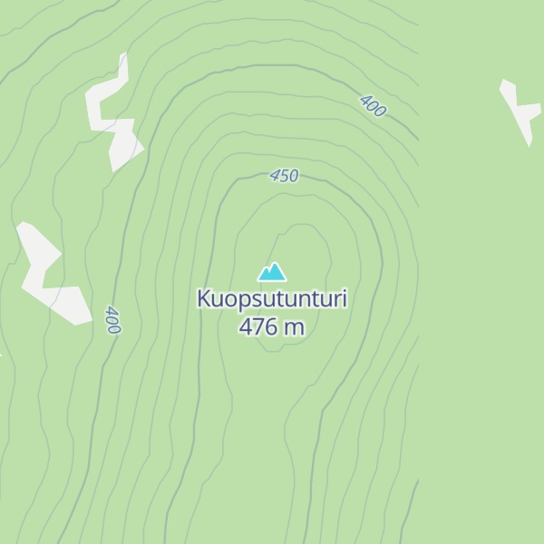 Map of Kuopsutunturi